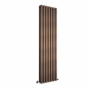 Lulea 1800 x 480mm Black Copper Double Vertical Flat Panel Designer Radiator
