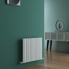 Carisa Tallis 600 x 710mm White Designer Aluminium Radiator