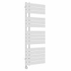 Kristiansund 1380 x 500mm White Thermostatic Touch Control Electric Heated Towel Rail