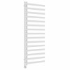 Kemi 1600 x 600mm White Thermostatic Touch Control Electric Heated Towel Rail