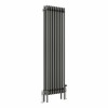 Bern 1500 x 470mm Traditional Raw Metal Triple Vertical Column Radiator