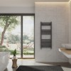 Bergen 1200 x 500mm Straight Anthracite Heated Towel Rail