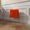 Bern 300 x 425mm Bright Orange Triple Horizontal Column Radiator