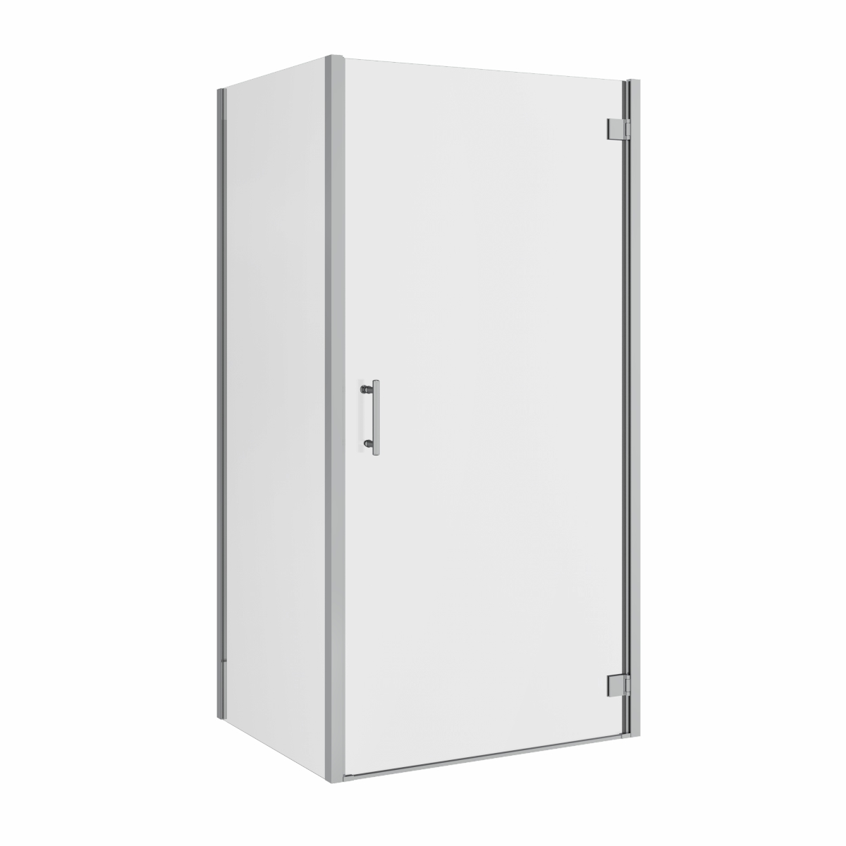 Ennerdale 900mm Hinged Door with 800mm Side Panel - Chrome