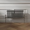 Bern Black Silver Horizontal Column Coloured Radiator - Choice of Size