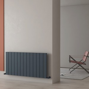 Carisa Nemo 600 x 1230mm Anthracite Designer Aluminium Radiator