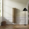 Bern 1500 x 380mm Metallic Gold Triple Vertical Column Radiator