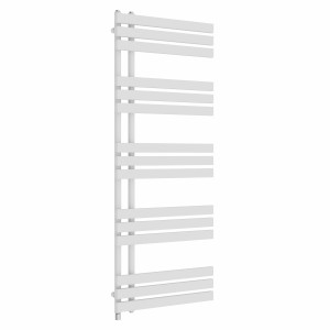 Koli 1600 x 600mm White Simple Electric Heated Towel Rail