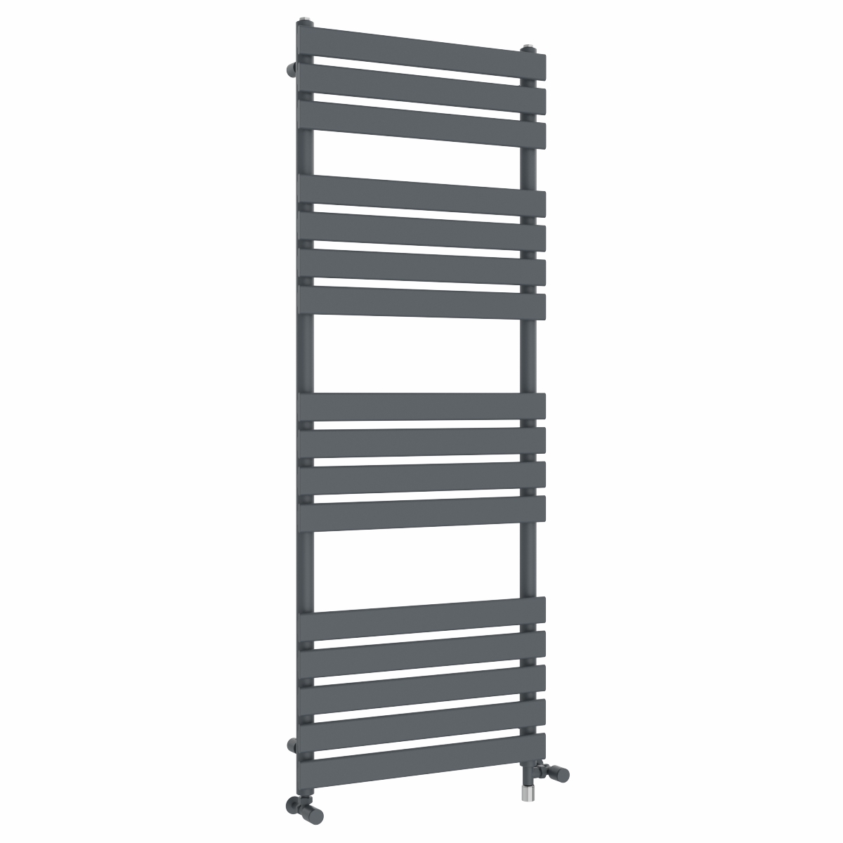 Juva 1600 x 600mm Dual Fuel Sand Grey Flat Panel Simple Electric Heated Towel Rail