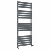 Juva 1600 x 600mm Dual Fuel Sand Grey Flat Panel Simple Electric Heated Towel Rail