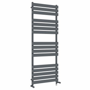 Juva 1600 x 600mm Dual Fuel Sand Grey Flat Panel Simple Electric Heated Towel Rail