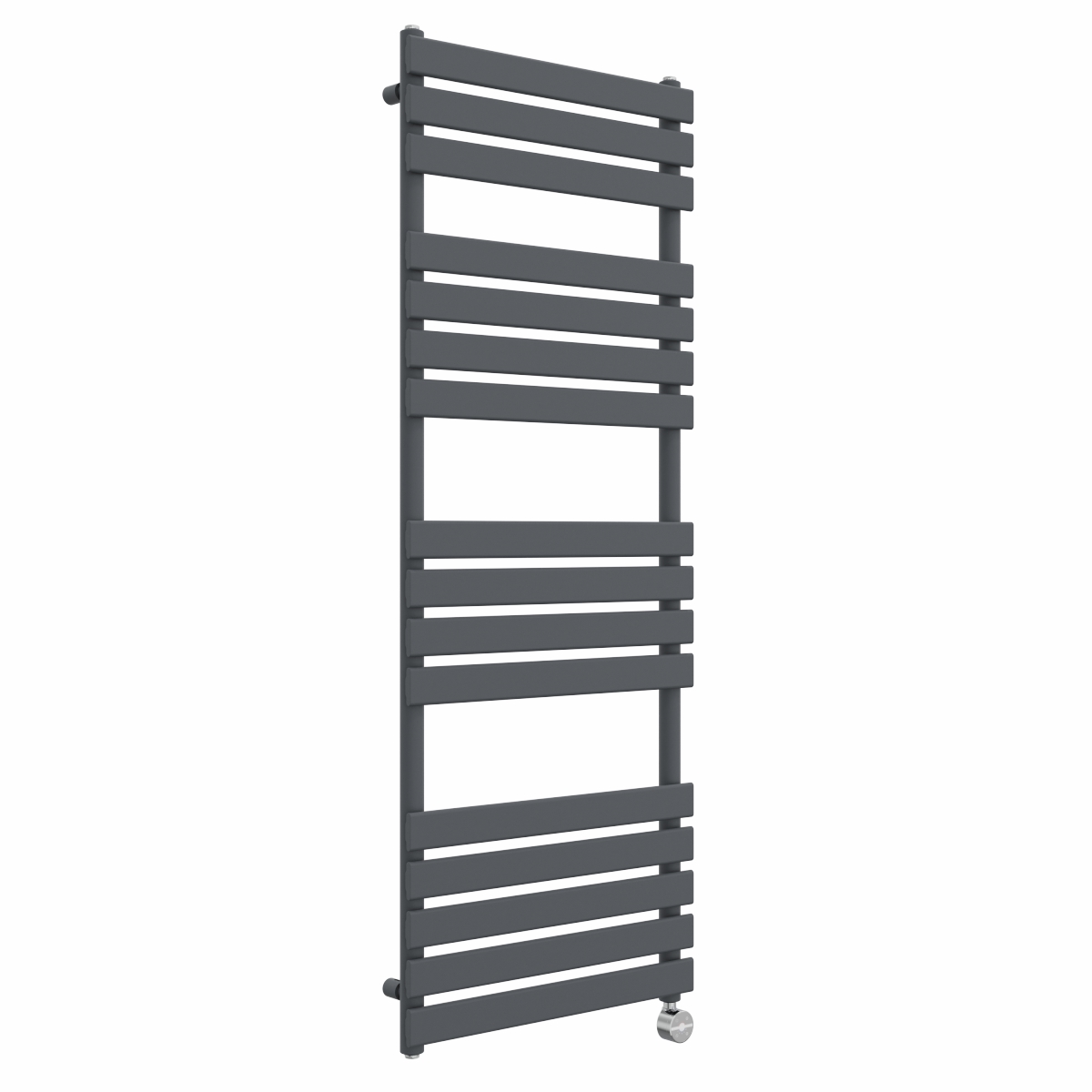 Juva 1600 x 600mm Sand Grey Flat Panel Thermostatic Touch Control Electric Heated Towel Rail