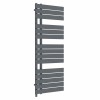 Kristiansund 1380 x 500mm Anthracite Simple Electric Heated Towel Rail