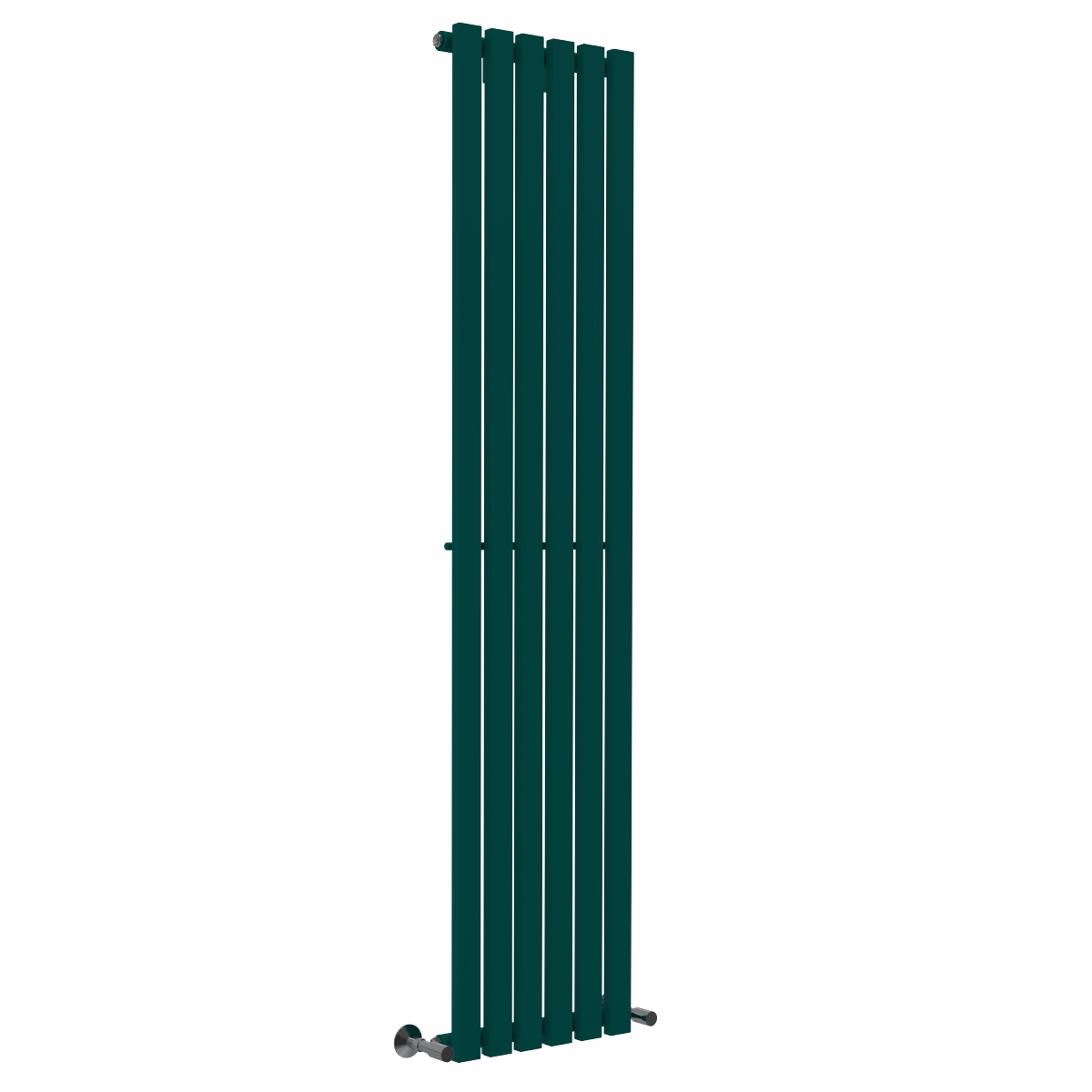Lulea 1800 x 410mm Blue Green Single Flat Panel Vertical Designer Radiator