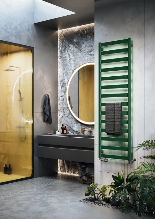 Chrome Towel Victoria Plumbing Bathroom Radiators Wall Mounted