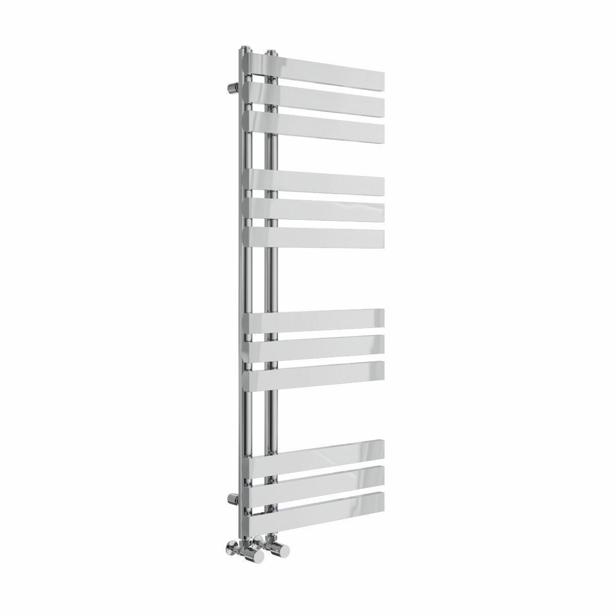 Koli 1200 x 450 Designer Towel Rail - Chrome