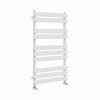 Juva 1000 x 600mm White Flat Panel Heated Towel Rail