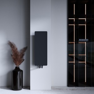 Carisa Croydon 790 x 290mm Black Designer Steel Radiator