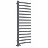 Kemi 1600 x 600mm Dual Fuel Anthracite Simple Electric Heated Towel Rail