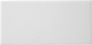 Liso Craquele Blanco White Metro Tiles 75x150mm - 0.99sqm - 88 - Box Qty