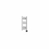 Fjord 600 x 300mm Curved Chrome Thermostatic Wifi Control Electric Heated Towel Rail