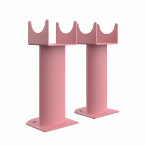 Norden Oval Column Radiator Feet - Rose Clair Pink