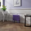 Bern 300 x 425mm Elegant Purple Four Column Horizontal Traditional Radiator