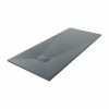 Terra - 1800x800mm Slate Effect Rectangle Shower Tray Anthracite