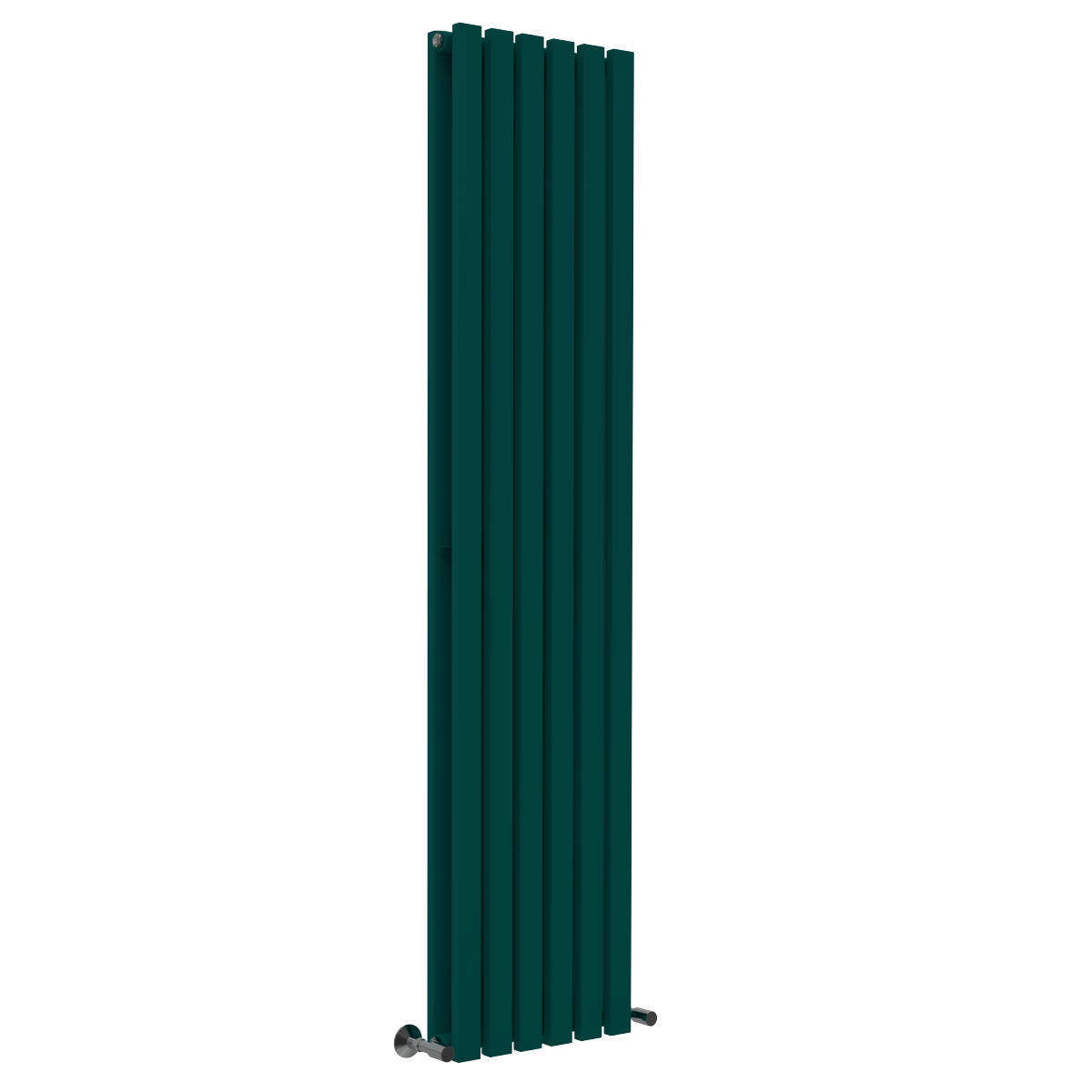 Lulea 1800 x 410mm Blue Green Double Flat Panel Vertical Designer Radiator