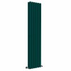 Lulea 1800 x 410mm Blue Green Double Flat Panel Vertical Designer Radiator