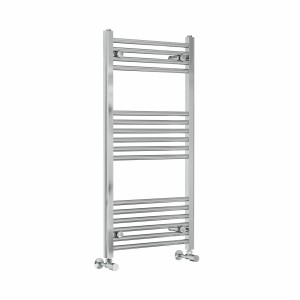 Bergen 1000 x 500mm Straight Chrome Heated Towel Rail