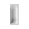 Essentials 1700 x 700mm Straight Bath Single Ended