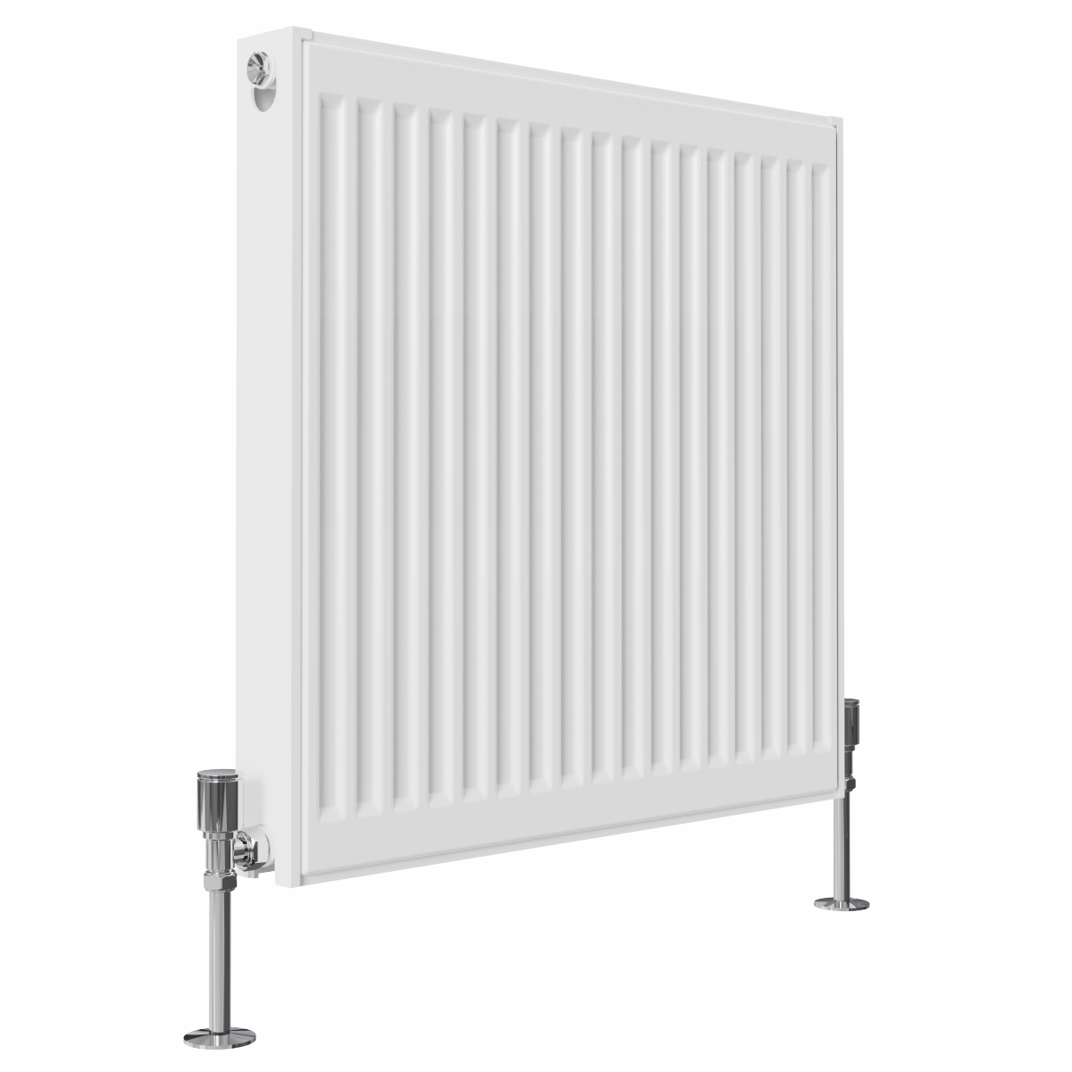 Type 21 H600 x W600 mm Compact Double Panel Single Convector Radiator - White