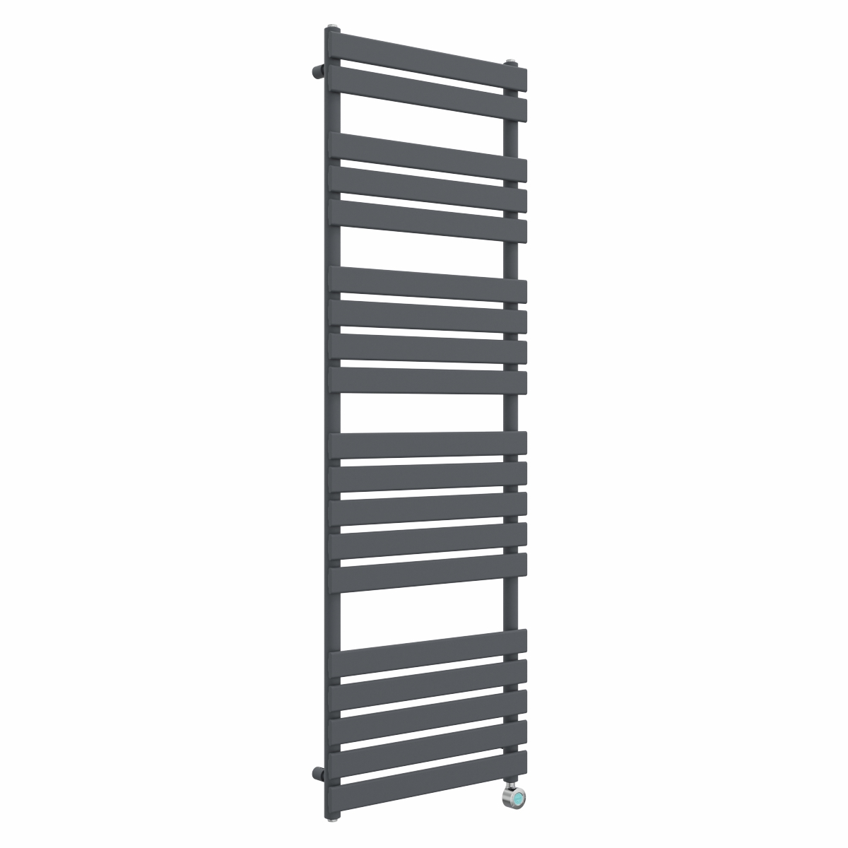 Juva 1800 x 600mm Sand Grey Flat Panel Thermostatic Touch Control Electric Heated Towel Rail