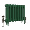 Classic  450 x 530mm  Farrow & Ball Duck Green Triple Column Cast Iron Radiator - 8 Sections