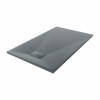 Terra - 1300x800mm Slate Effect Rectangle Shower Tray Anthracite