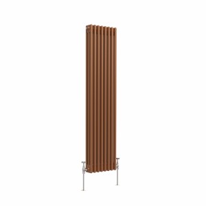 Bern 1500 x 380mm Metallic Bronze Triple Vertical Column Radiator