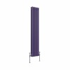 Bern 1500 x 290mm Elegant Purple Triple Column Vertical Traditional Radiator