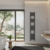 Bergen 1800 x 300mm Straight Anthracite Heated Towel Rail