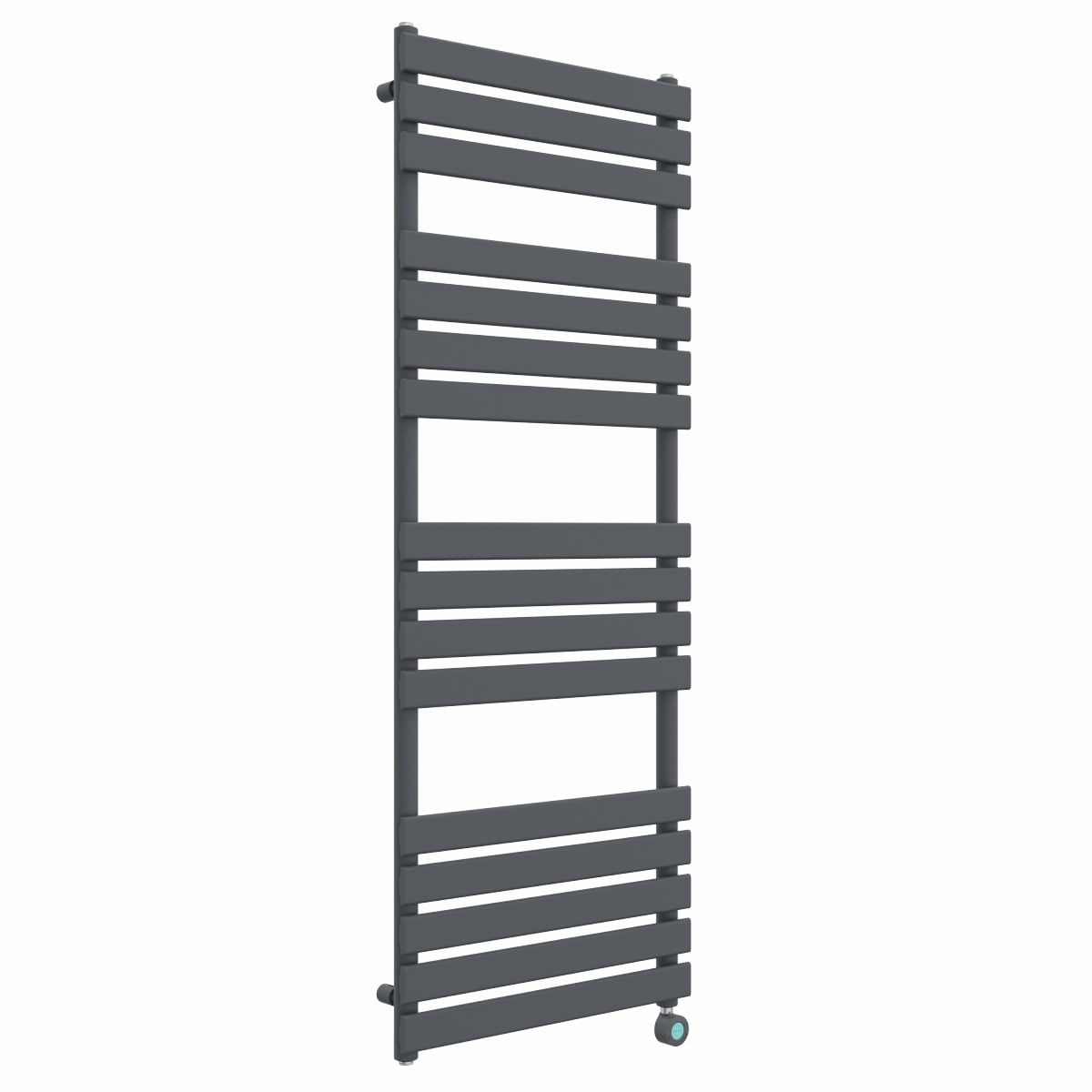 Juva 1600 x 600mm Sand Grey Flat Panel Thermostatic Touch Control Electric Heated Towel Rail