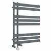 Koli 800 x 600mm Dual Fuel Anthracite Thermostatic Touch Control Electric Heated Towel Rail
