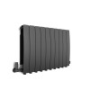 Terma Bergamo Designer Radiator 590 x 800mm - Graphite