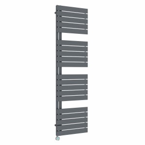 Kristiansund 1800 x 500mm Anthracite Thermostatic Touch Control Wifi Electric Heated Towel Rail