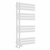 Koli 1200 x 600mm Dual Fuel White Simple Electric Heated Towel Rail