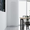 Carisa Monza Double 1800 x 375mm White Designer Aluminium Radiator