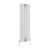 Karlstad 1800 x 553mm Designer Vertical Radiator with Mirror Double Panel - White