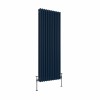 Bern 1500 x 560mm Sapphire Blue Triple Vertical Column Radiator