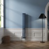 Bern 1500 x 200mm Sapphire Blue Triple Column Vertical Traditional Radiator