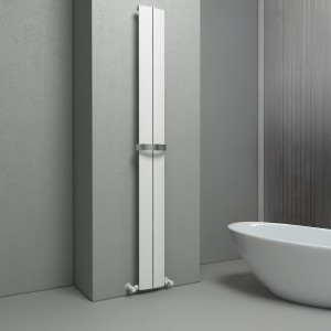 Carisa Play Bath 1800 x 185mm White Designer Aluminium Radiator