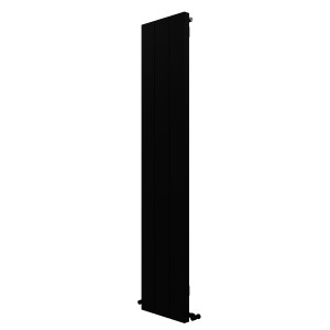Carisa Elvino 1800 x 370mm Black Designer Aluminium Radiator